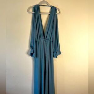 Blue onesie, shorts underneath skirt!! Medium